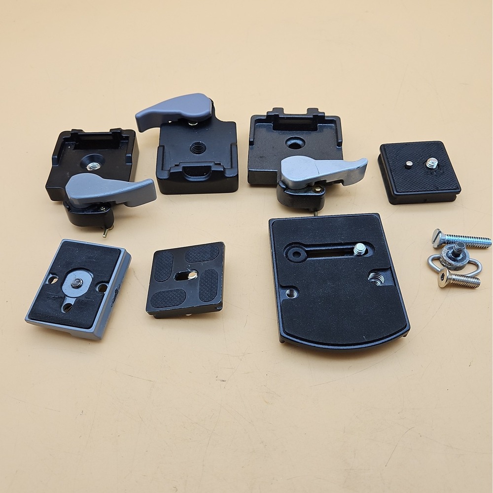 Lot Of Various Tripod Release Plates Photography Collection